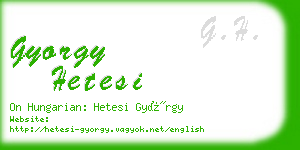 gyorgy hetesi business card